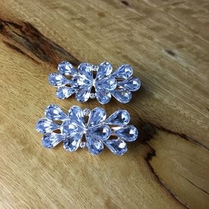 Rose Gold Crystal Wedding Clip